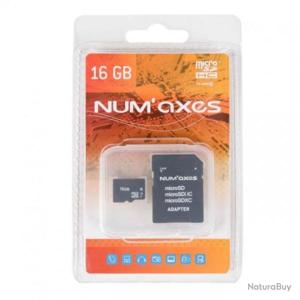 Carte Mmoire Num'Axes Micro SD - 16 go