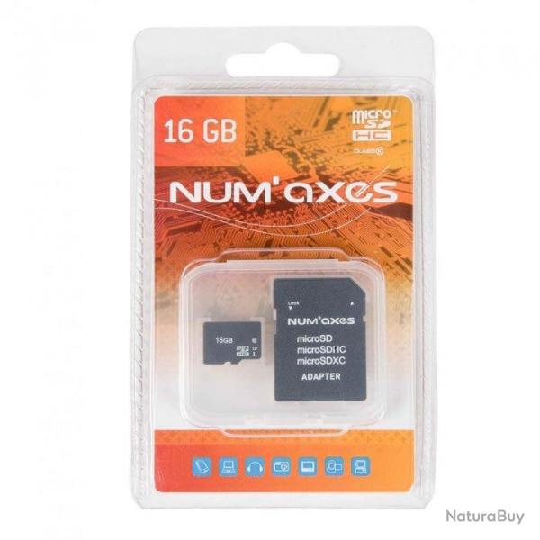 Carte Mmoire Num'Axes Micro SD - 16 go