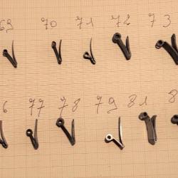 Ressort de d&eacute;tente &agrave; Percussion -Silex pour platine n&deg;80 s&eacute;rie  B