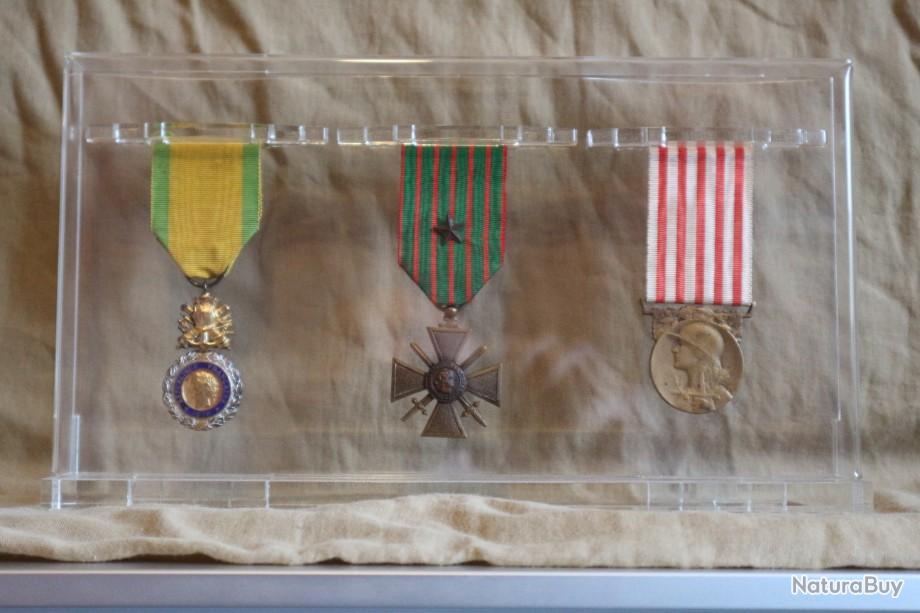 Lot de 6 médailles militaires sous cadre - Médailles - Décorations (7483592)
