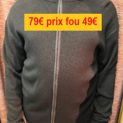 GILET  LE CHAMEAU  HOUDSON  ZIPPÉ    XXL       CDV1661XXLJS