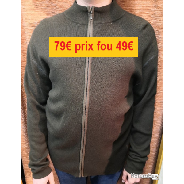 GILET  LE CHAMEAU  HOUDSON  ZIPP    XXL       CDV1661XXLJS