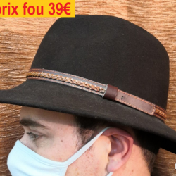 chapeau PINEAU  LAINE MARRON    59          975-S59