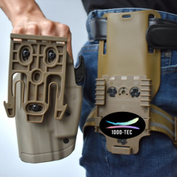 holster tactique de cuisse et ceinture avec système de verrouillage rapide pour pistolet