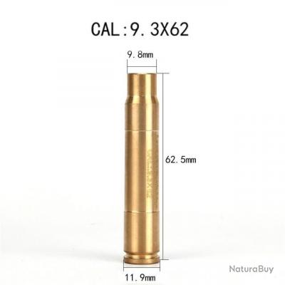 Balle Laser de Réglage Calibre 9.3x62 - LIVRAISON GRATUITE !!