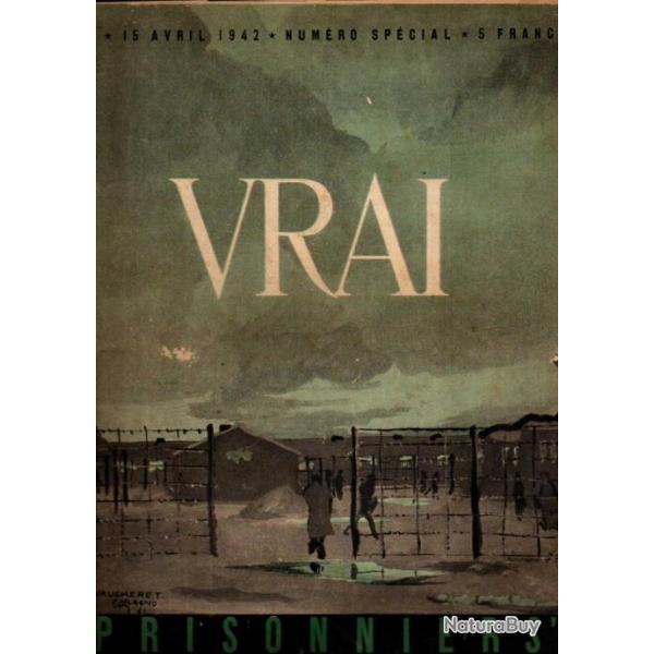 vrai revue des prisonniers librs 15 avril 1942 , vichy, stalags,