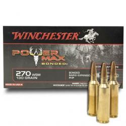 Winchester Power Max Bonded 270 Wsm : 130 Grs