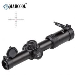 MARCOOL 1-6X24 HD SFP lunette de chasse deuxième plan Focal point rouge LIVRAISON GRATUITE
