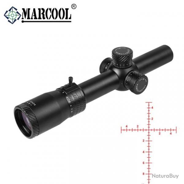 MARCOOL 1-8x24 IR FFP lunette de chasse tlmtre tactique rticule vise optique LIVRAISON GRATUITE