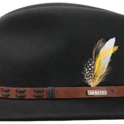 Chapeau Traveller Vitafelt 66 noir STETSON-XXL