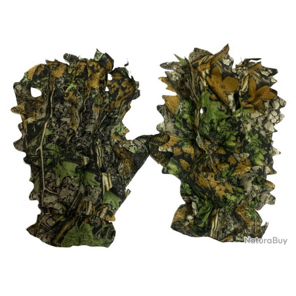 Gants camouflage pour chasse, airsoft
