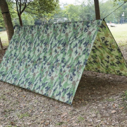 Bâche camouflage pour bivouac ou camping