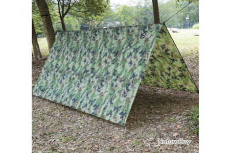 Bâche camouflage pour bivouac ou camping - Camouflage Airsoft (7582037)