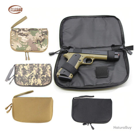 Sac housse de transport pistolet revolver 5 couleurs disponibles