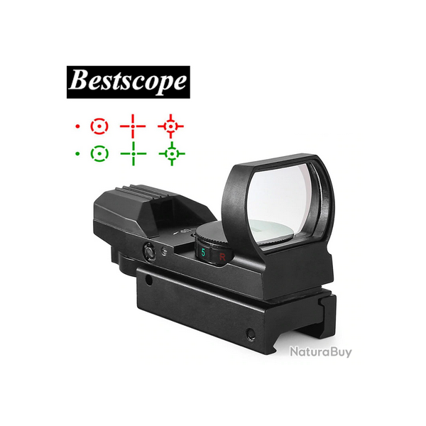 Point rouge bestscope noir 4 rticules