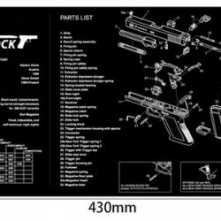 Plan de nettoyage pour pistolets modèle glock