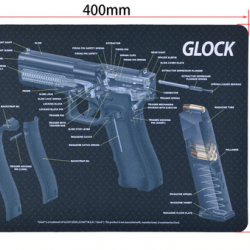Plan de nettoyage pour pistolets modèle glock en couleur