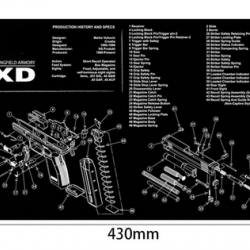 Plan de nettoyage pour pistolets modèle Springfield XD