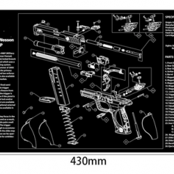 Plan de nettoyage pour pistolets modèle SW MP