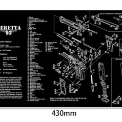 Plan de nettoyage pour pistolets modèle Beretta 92