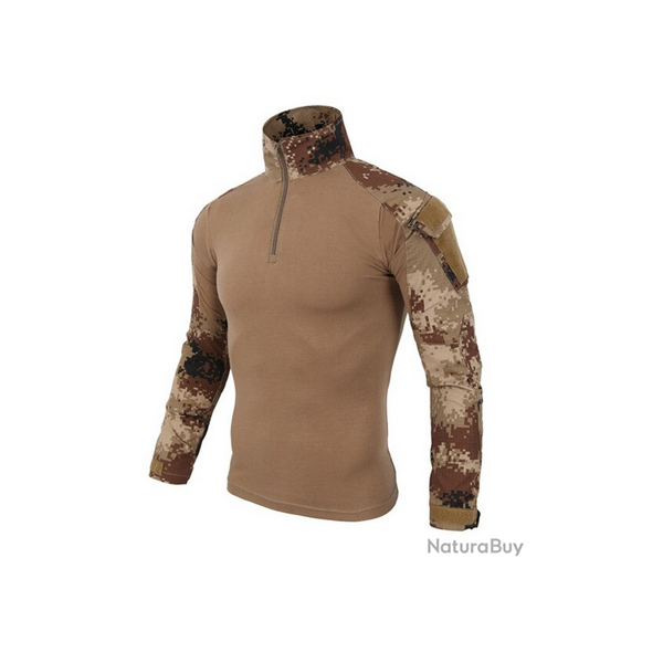 Tee-shirt chemise manche longue militaire couleur Wilderness 6 tailles disponibles !