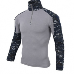 Tee-shirt chemise manche longue militaire couleur Ocean camo 6 tailles disponibles !