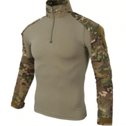 Tee-shirt chemise manche longue militaire couleur CP 6 tailles disponibles !
