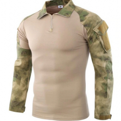 Tee-shirt chemise manche longue militaire couleur AT-FG 6 tailles disponibles !