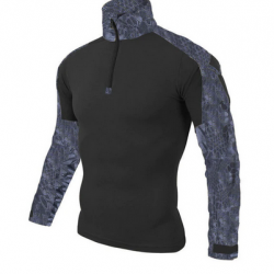 Tee-shirt chemise manche longue militaire couleur Python black 6 tailles disponibles !
