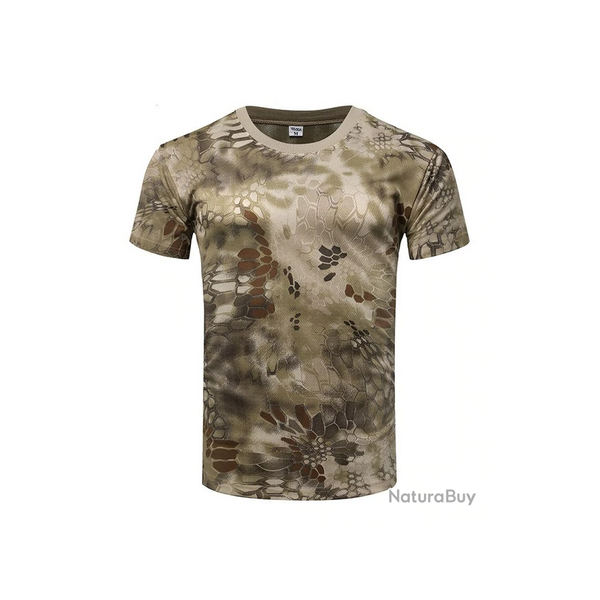 Tee-shirt chemise manche courte militaire disponibles couleur HLD 6 tailles disponibles !