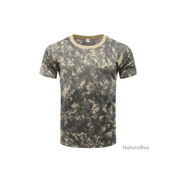 Tee-shirt chemise manche courte militaire disponibles couleur ACU 6 tailles disponibles !