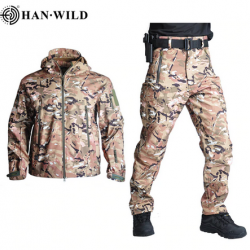 Ensemble pantalon et tee-shirt militaire Couleur CP-Camouflage 8 tailles disponibles !
