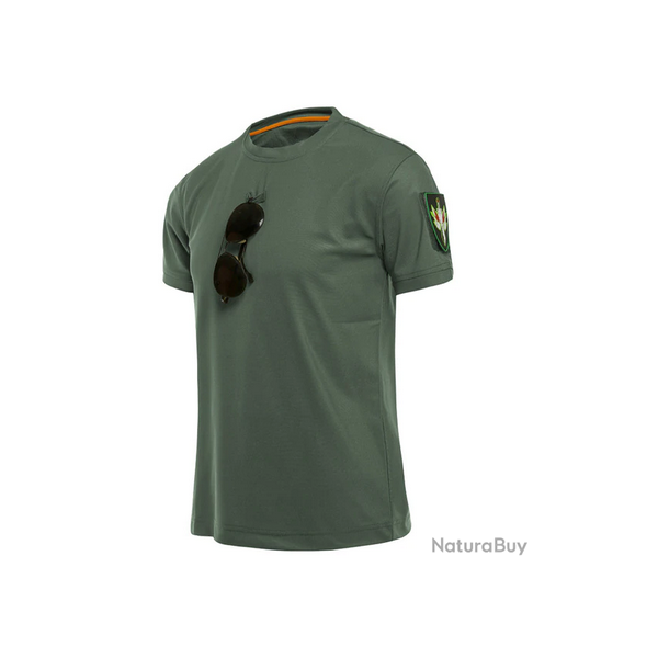 Tee-Shirt militaire manche courte, couleur Vert arme, 6 tailles disponibles !