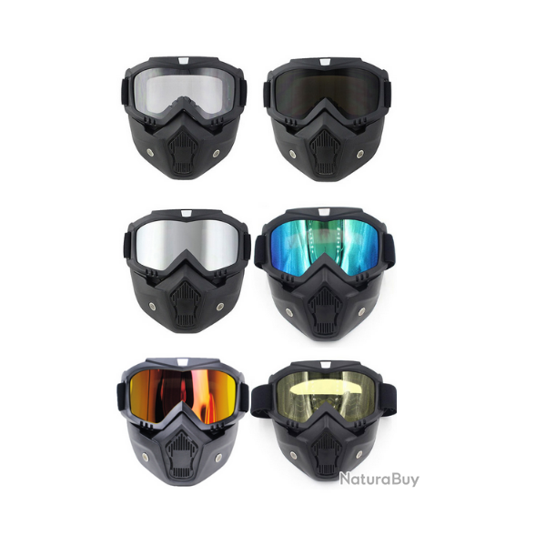 Masque lunette Anti-bue Airsoft, paintball 14 couleurs disponibles !
