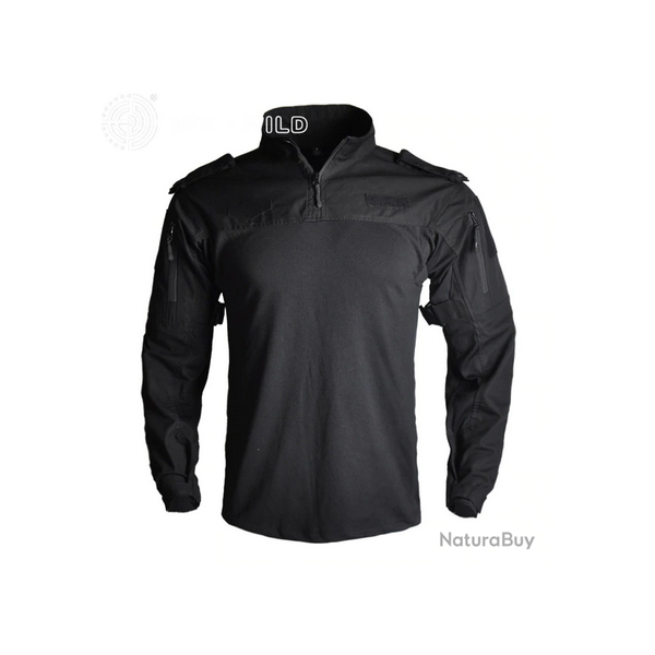 Veste uniforme militaire chasse couleur Black 6 tailles disponibles !