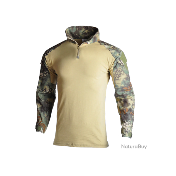 Tee-shirt manche longue militaire tactique couleur mandrake 7 tailles disponibles !