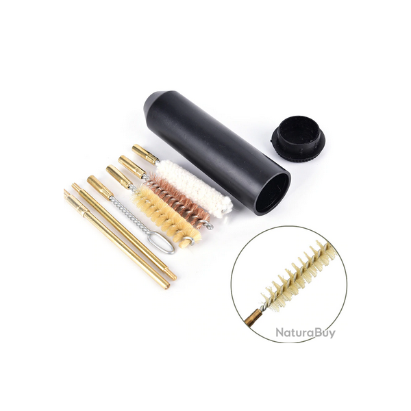 Kit complet nettoyage calibre 22, 45, 357, 9mm
