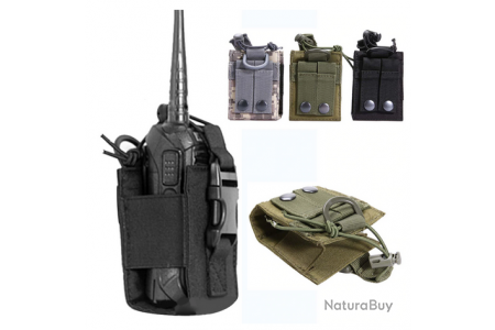 Poche pochette pour gilet tactique talkie-walkie 3 couleurs disponibles ! -  Pochettes et sacoches tactiques et défense (7582569)
