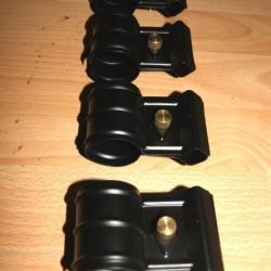 4 CLAMP collier canon pour lampe type Maglite pour REMINGTON BAIKAL 153 / 155 RAPID MOSSBERG etc...