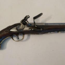 Pistolet á Silex Italienne circa 1780.