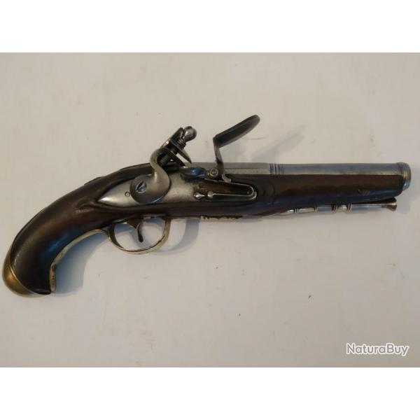Pistolet  Silex Italienne circa 1780.