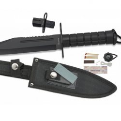 Couteau survie  Lame 18.1 cm ref AE p1802