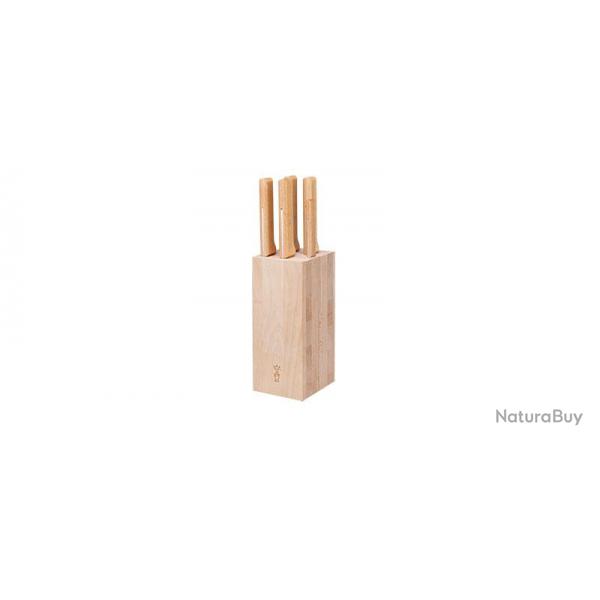 OPINEL - OP002402 - BLOC PAIN AVEC 5 COUTEAUX - COLLECTION PARALLLE