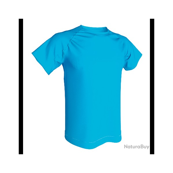 T-shirt Technique 100% polyester ACQUA ROYAL bleu 01