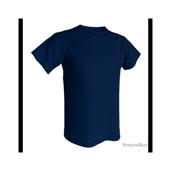 T-shirt Technique 100% polyester ACQUA ROYAL Bleu marine