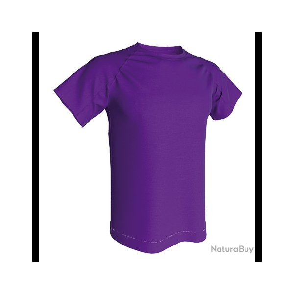 T-shirt Technique 100% polyester ACQUA ROYAL violet 01