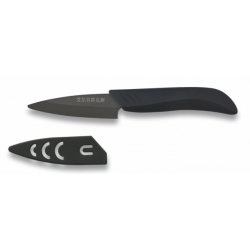 Couteau de cuisine lame céramique  noir 7.50 cm 1728107