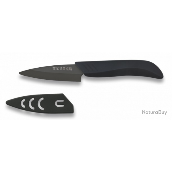Couteau de cuisine lame cramique  noir 7.50 cm 1728107