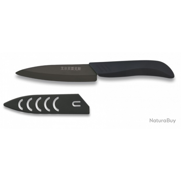 Couteau de cuisine lame cramique  noir 12.50 cm 1728207