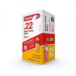 Munitions AGUILA.22 SUPER EXTRA SHORT 29G X50